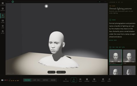 The 3D Light Study room