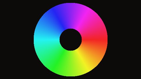 A colour wheel