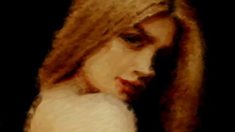 An oil study painted in the Pad