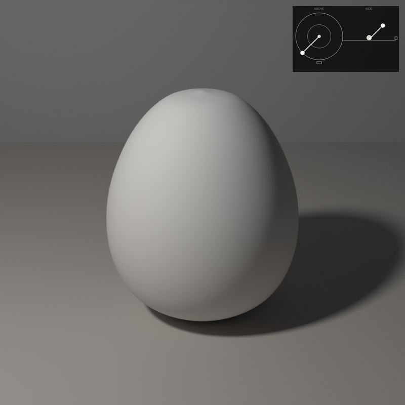 Reflected light is darker than both the light and the halftone. If you make it as bright as the lit side, the form flattens.