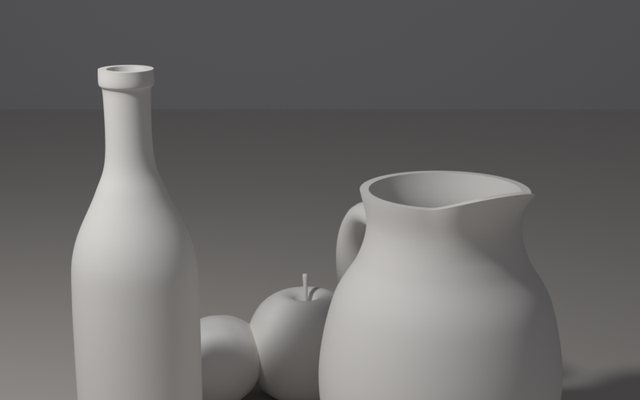 Composing a still life with light: Several objects, two lamps, one idea