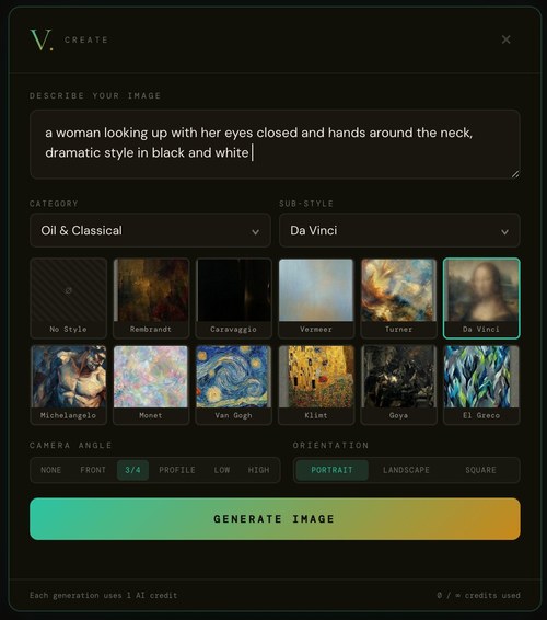 V.Create prompt panel